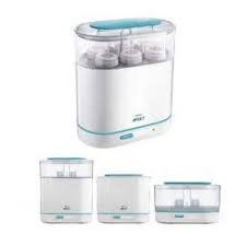 Stérilisateur biberons, tétines, sucettes bébé Philips AVENT 3 en 1